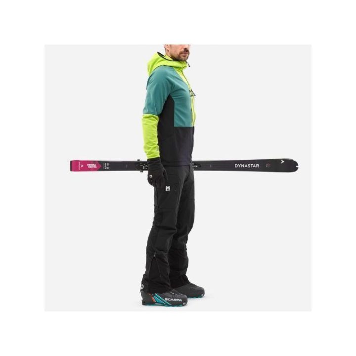 Vyriška slidinėjimo striukė Millet Pierraent Hoodie, juoda