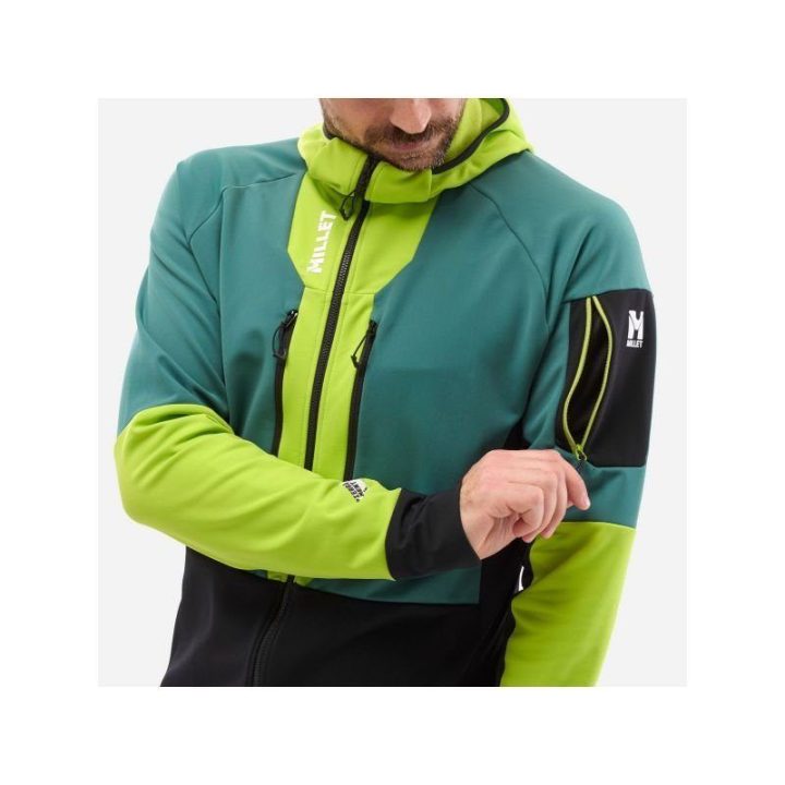 Vyriška slidinėjimo striukė Millet Pierraent Hoodie, juoda