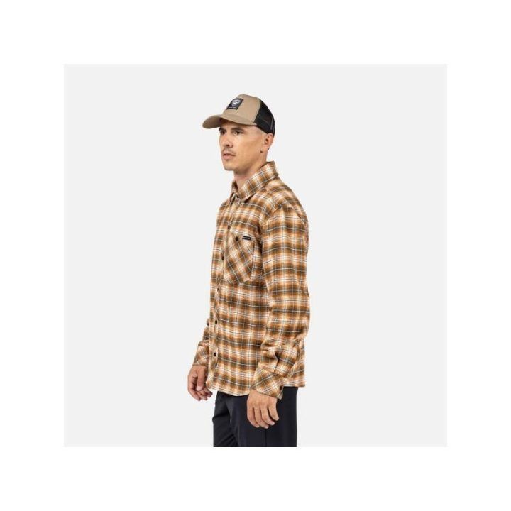 Vyriški medvilniniai marškiniai Rossignol Ranch Plaid, pilki