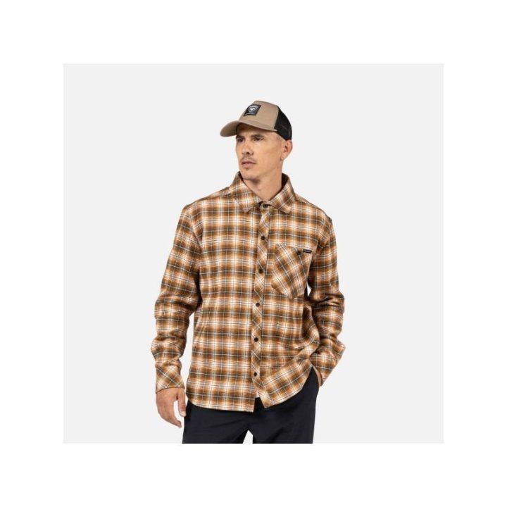 Vyriški medvilniniai marškiniai Rossignol Ranch Plaid, pilki