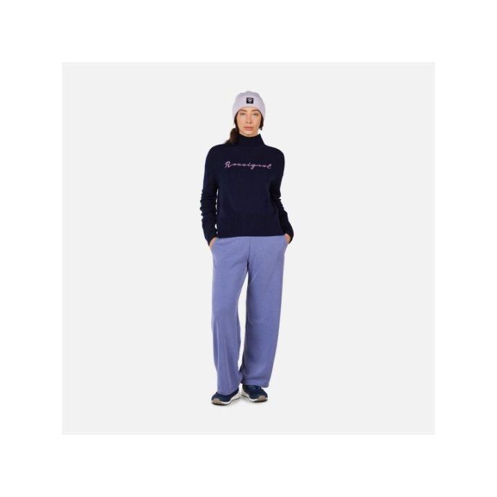 Moteriškas golfas Rossignol Signature, tamsiai mėlynas