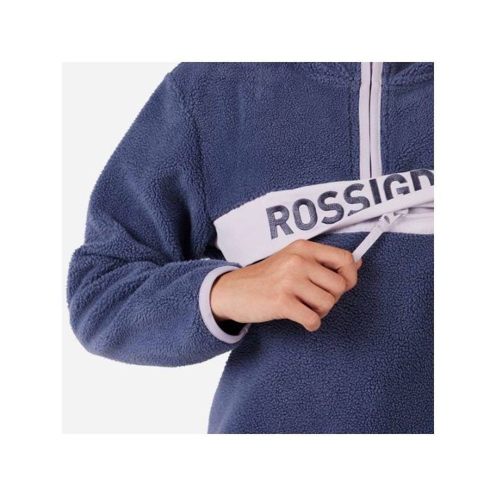 Vaikiškas džemperis Rossignol Alltrack Anorak Fleece, mėlynas