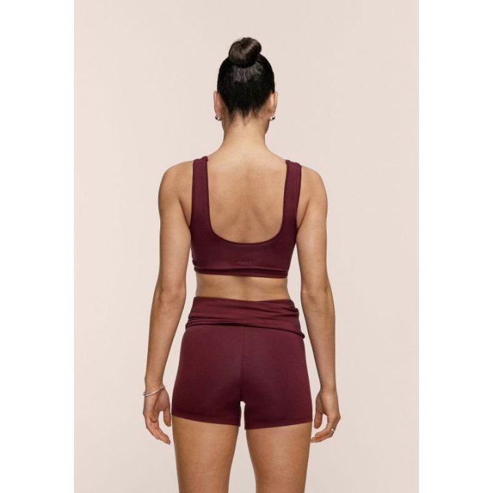 Sportinė liemenėlė su U formos iškirpte CASALL Sublime Fling, bordo