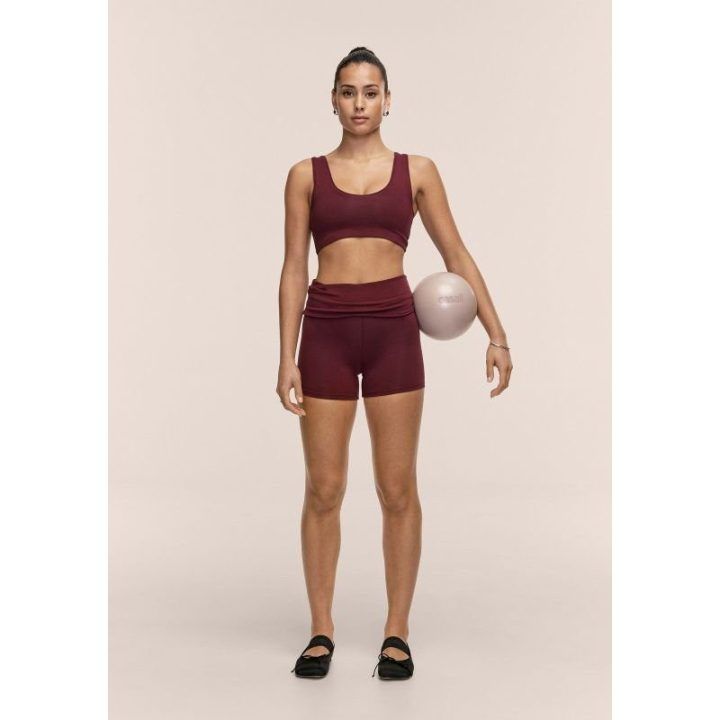 Sportinė liemenėlė su U formos iškirpte CASALL Sublime Fling, bordo