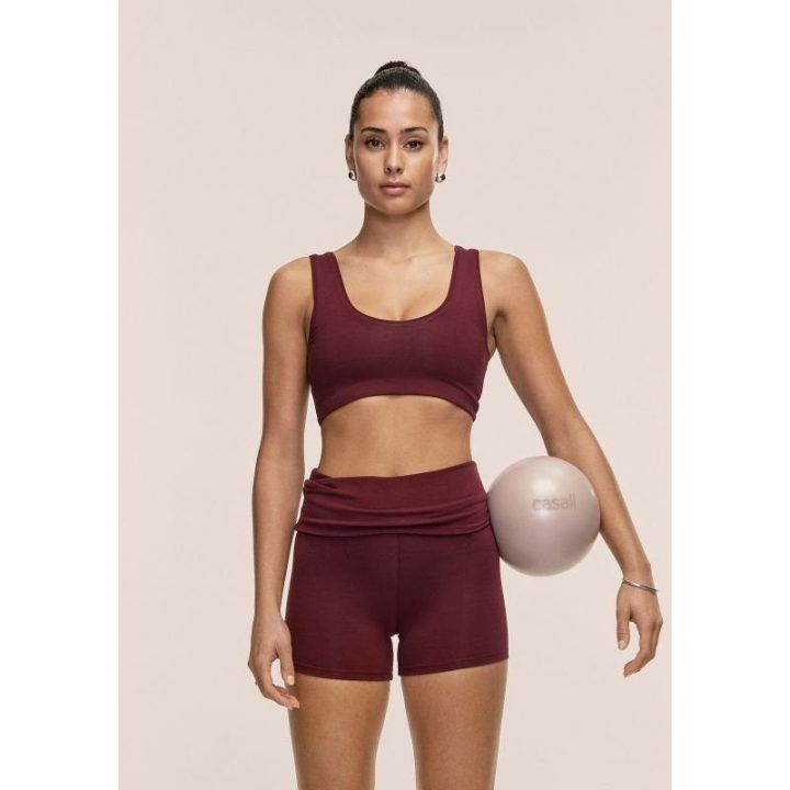 Sportinė liemenėlė su U formos iškirpte CASALL Sublime Fling, bordo