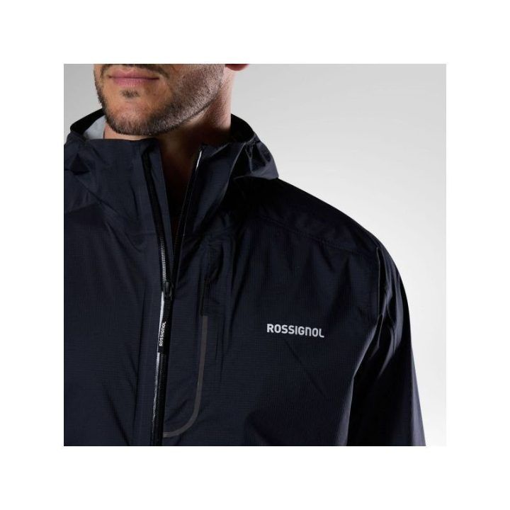 Vyriška neperšlampama striukė Rossignol Rainproof 2.5L, juoda