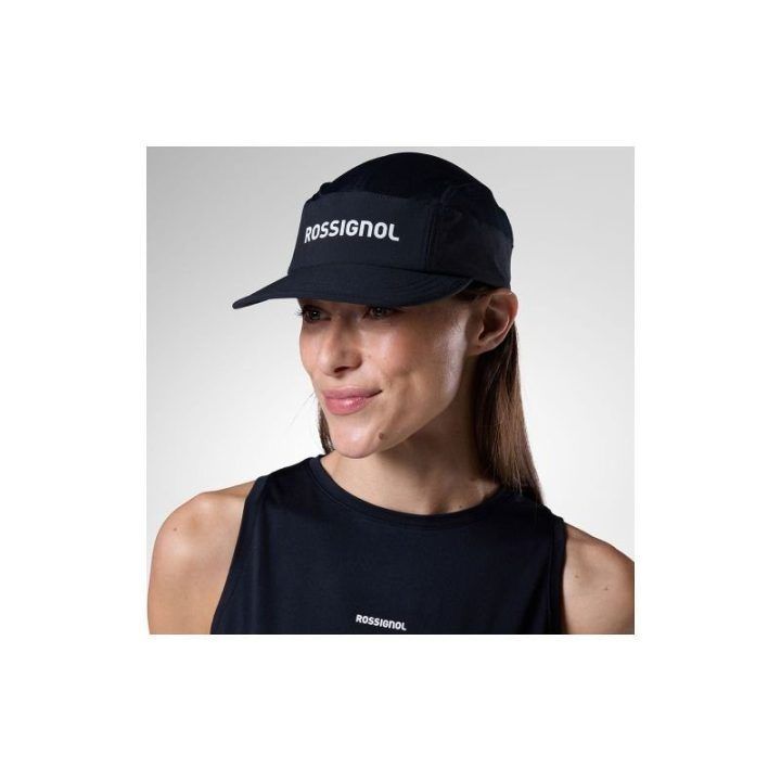 Kepurė su snapeliu Rossignol Active 5P Cap, juoda