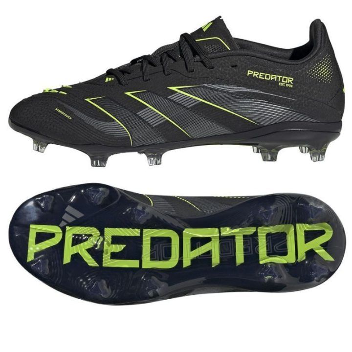 Vaikiški futbolo bateliai natūraliai vejai adidas Predator Elite, JI1177