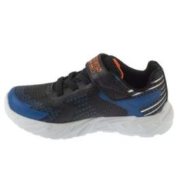 Vaikiški sportbačiai Skechers S-Lights: Flex-Glow Bolt, juodi
