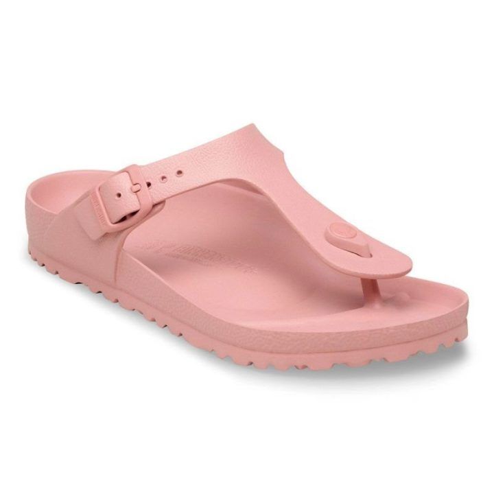 Moteriškos šlepetės per pirštą Birkenstock Gizeh EVA, rožinės