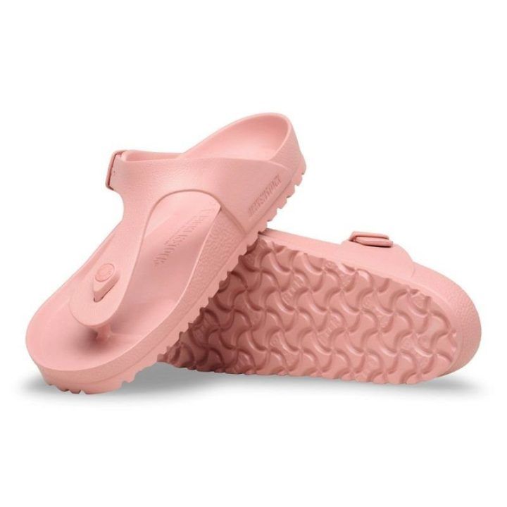 Moteriškos šlepetės per pirštą Birkenstock Gizeh EVA, rožinės
