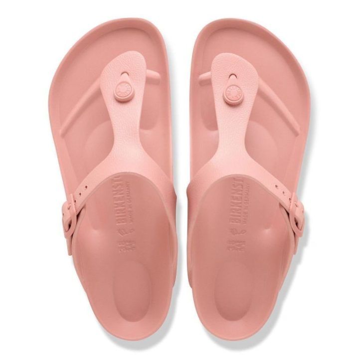 Moteriškos šlepetės per pirštą Birkenstock Gizeh EVA, rožinės