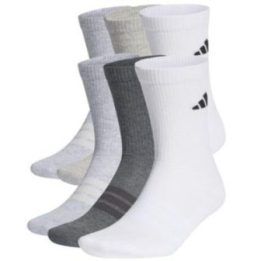 Paminkštintos kojinės iki blauzdos adidas Cushioned Crew, 6 poros