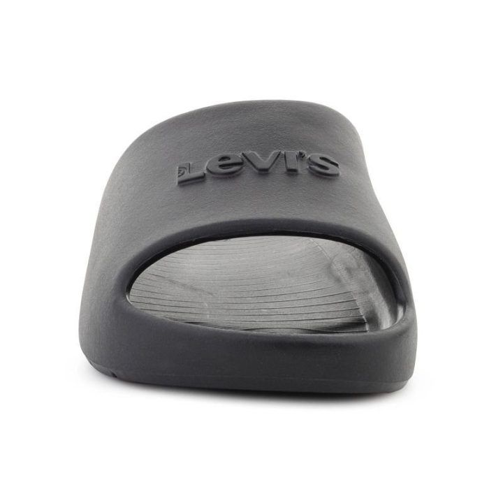 Moteriškos šlepetės per pirštą Levi's Wendy, juodos