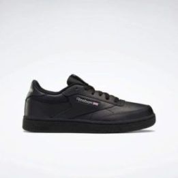 Moteriški sportbačiai Reebok Club C, juodi ir tamsiai pilki