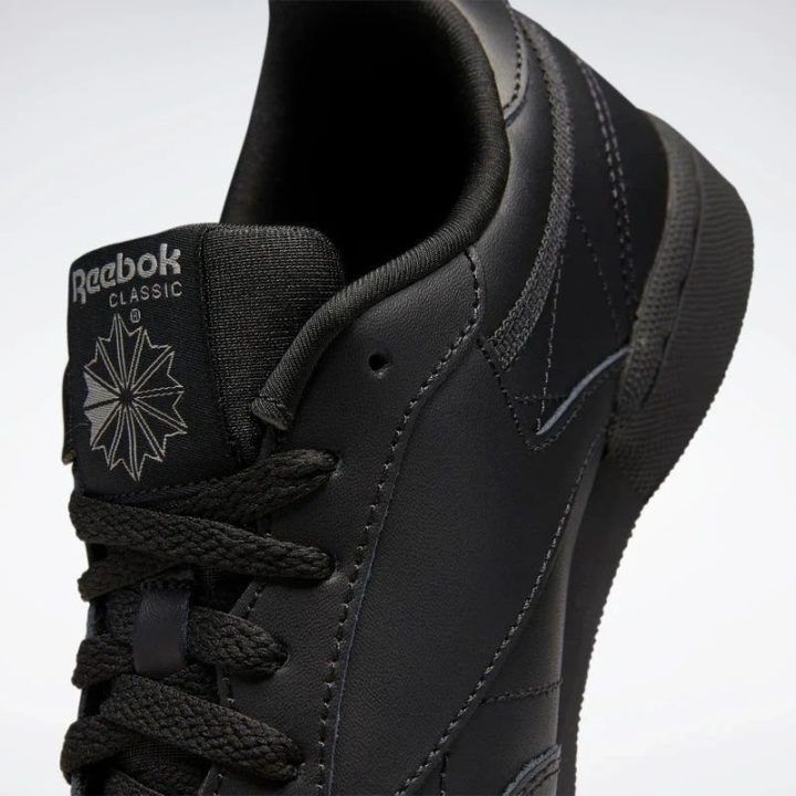 Moteriški sportbačiai Reebok Club C, juodi ir tamsiai pilki