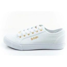 Moteriški kedai su tekstiliniu viršumi Lee Cooper, balti
