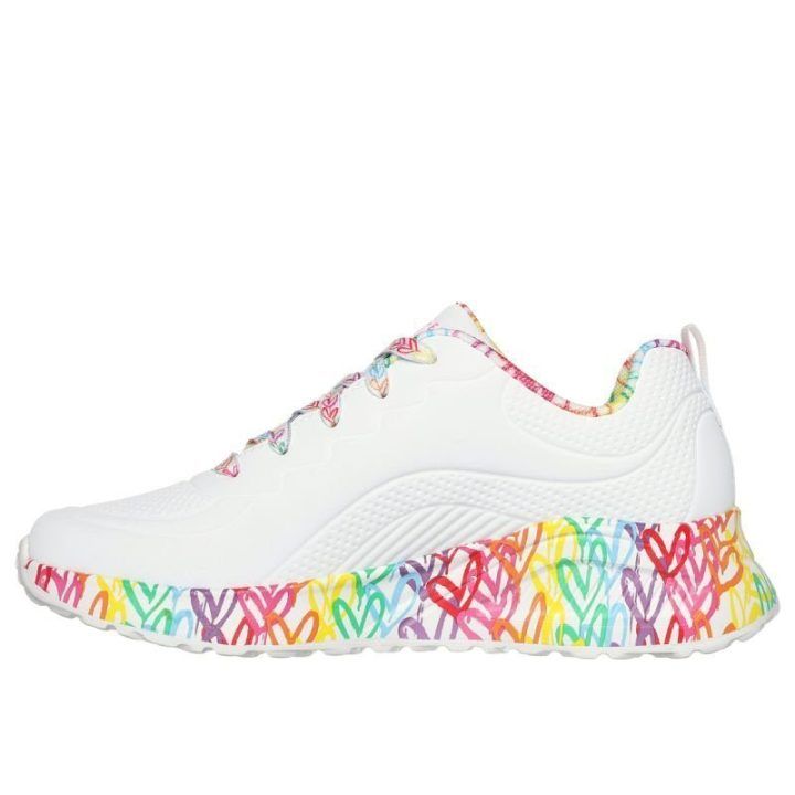 Moteriški sportbačiai Skechers Una Lite Exuberant Hearts