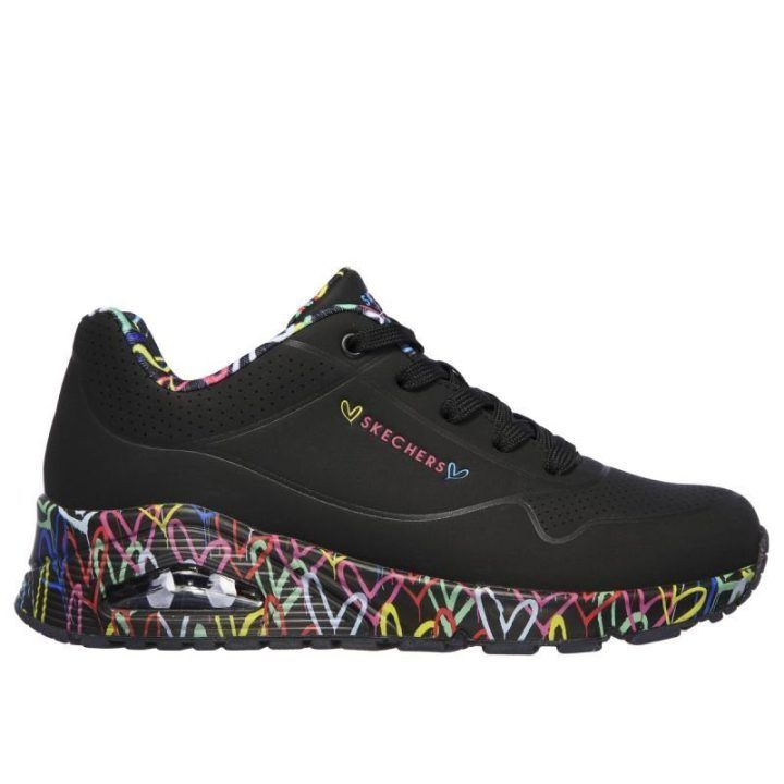 Moteriški sportbačiai su platforma Skechers Uno Loving Love