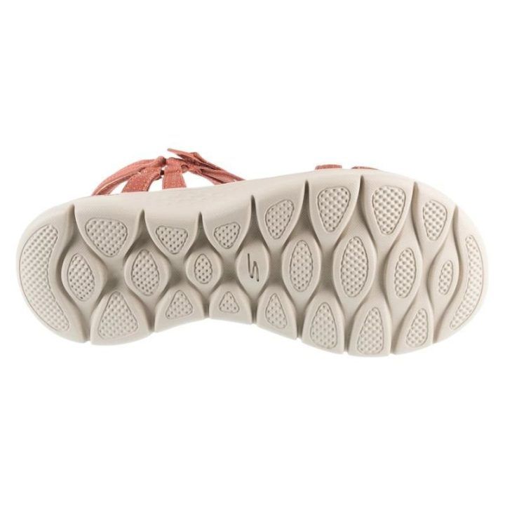 Moteriškos basutės Skechers Go Walk Flex Sandal Sublime, violetinės