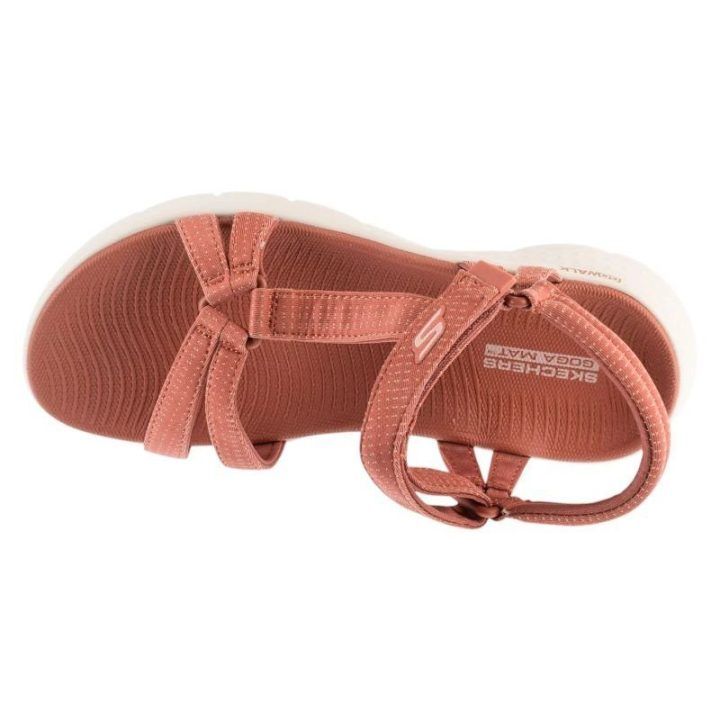 Moteriškos basutės Skechers Go Walk Flex Sandal Sublime, violetinės