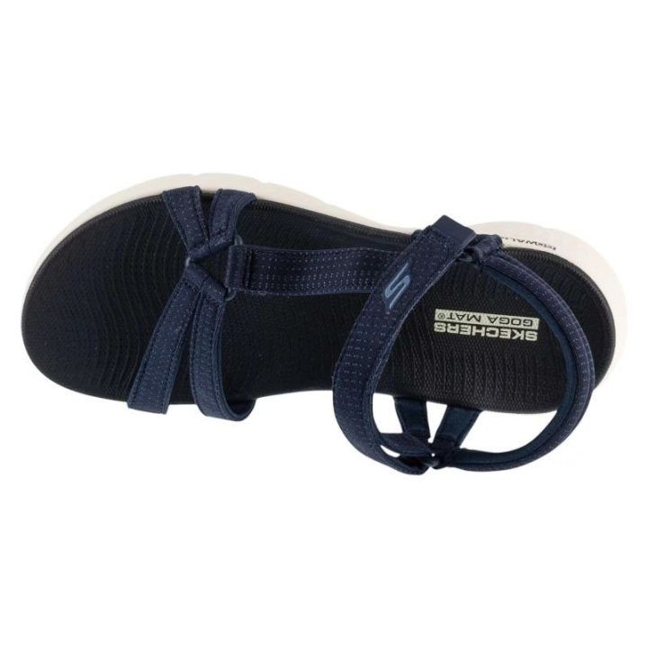 Moteriškos basutės Skechers Go Walk Flex Sandal Sublime, tamsiai mėlynos