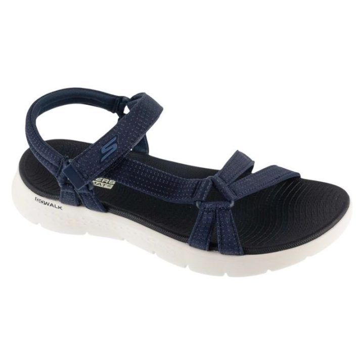 Moteriškos basutės Skechers Go Walk Flex Sandal Sublime, tamsiai mėlynos
