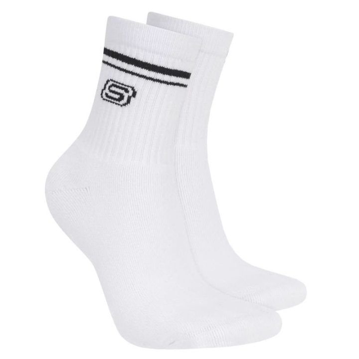 Moteriškų kojinių rinkinys Skechers, 3 poros, baltos