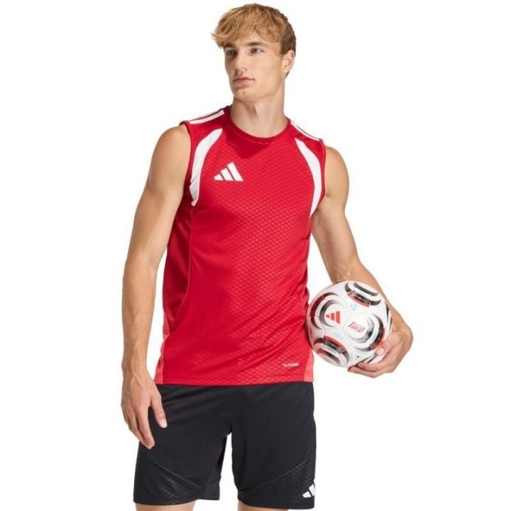 Vyriški berankoviai marškinėliai adidas Tiro 26 Competition, raudoni