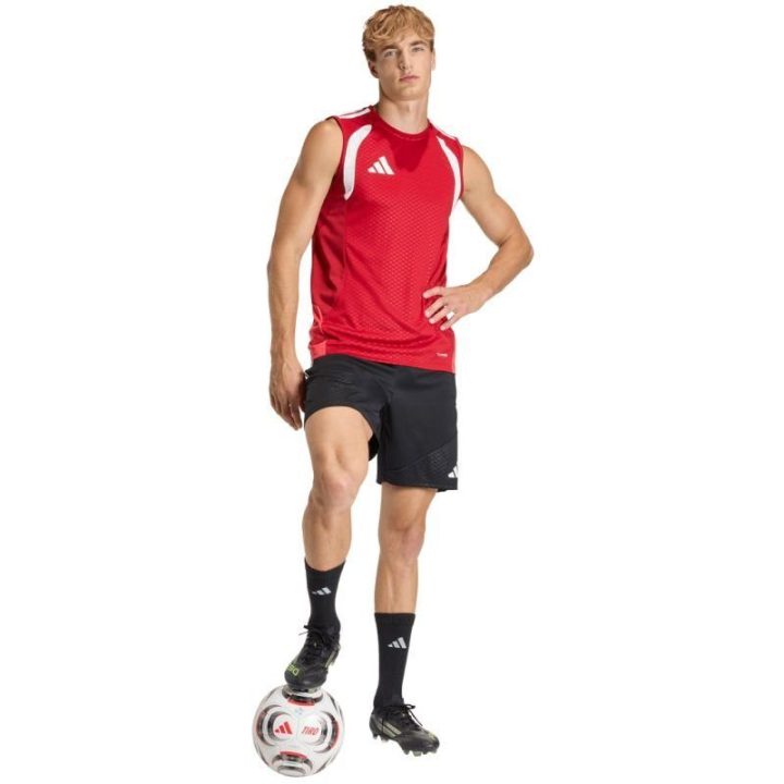 Vyriški berankoviai marškinėliai adidas Tiro 26 Competition, raudoni