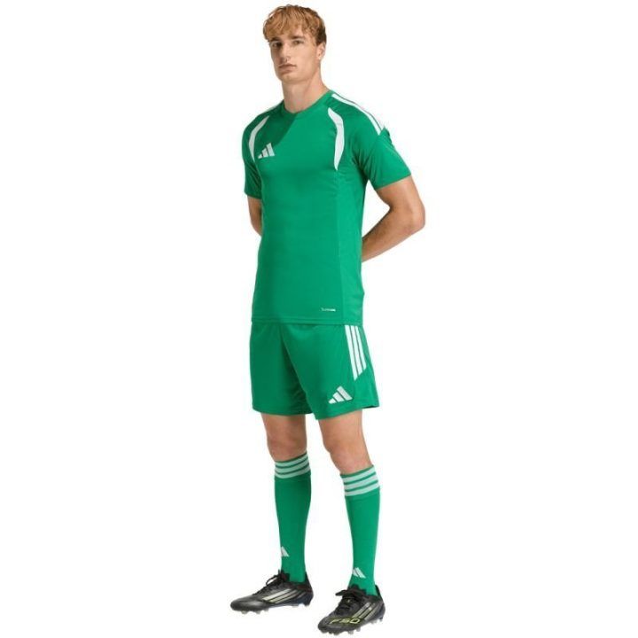 Vyriški prigludusio kirpimo marškinėliai adidas Tiro 26 League, žali