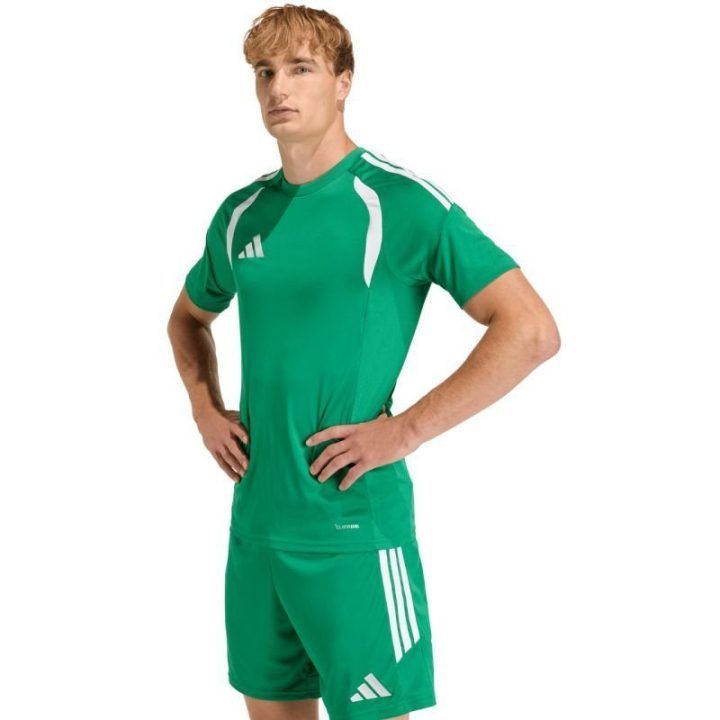 Vyriški prigludusio kirpimo marškinėliai adidas Tiro 26 League, žali