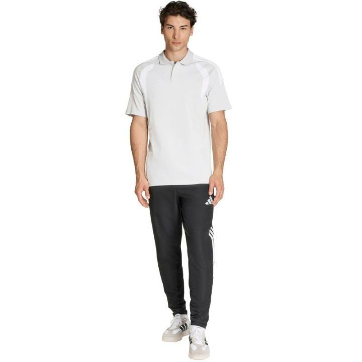 Vyriški polo marškinėliai adidas Tiro 26 League, šviesiai pilki