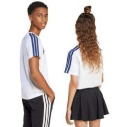 Vaikiški marškinėliai adidas Codes Collegiate Graphic, balti