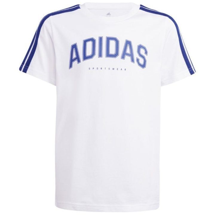 Vaikiški marškinėliai adidas Codes Collegiate Graphic, balti