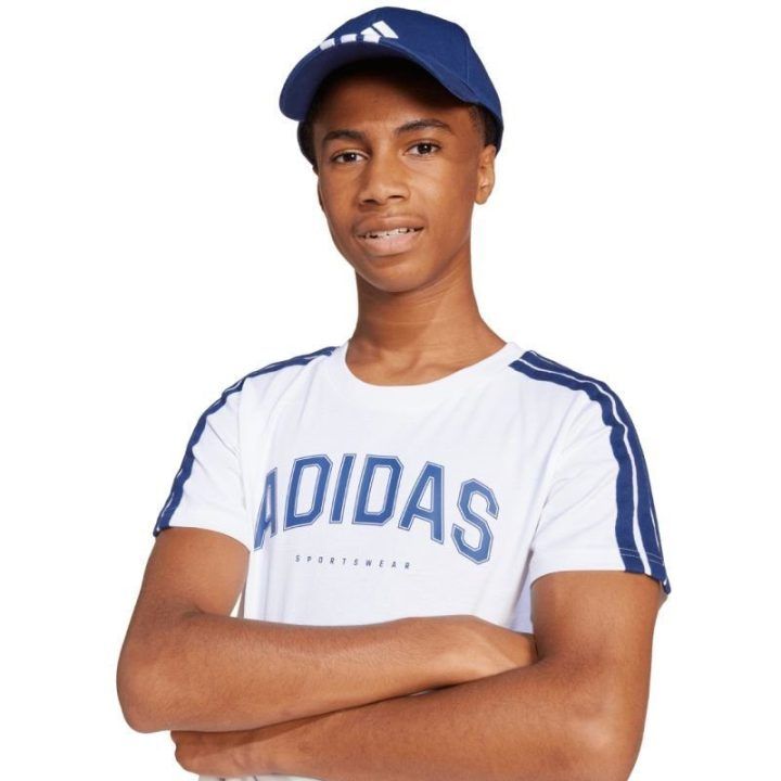 Vaikiški marškinėliai adidas Codes Collegiate Graphic, balti