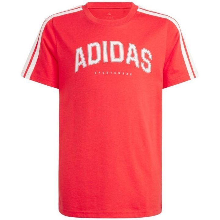 Vaikiški marškinėliai adidas Codes Collegiate Graphic, raudoni