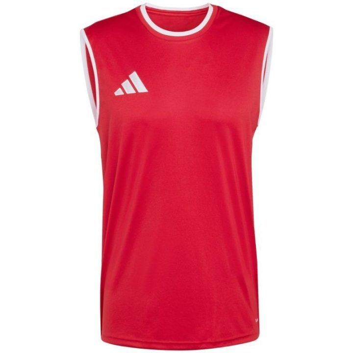 Vyriški marškinėliai be rankovių adidas Entrada 26, raudoni