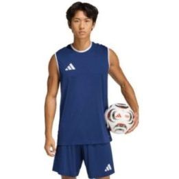 Vyriški marškinėliai be rankovių adidas Entrada 26, tamsiai mėlyni