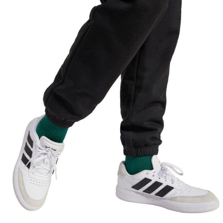 Vaikiškos kelnės su raišteliu adidas Essentials, juodos