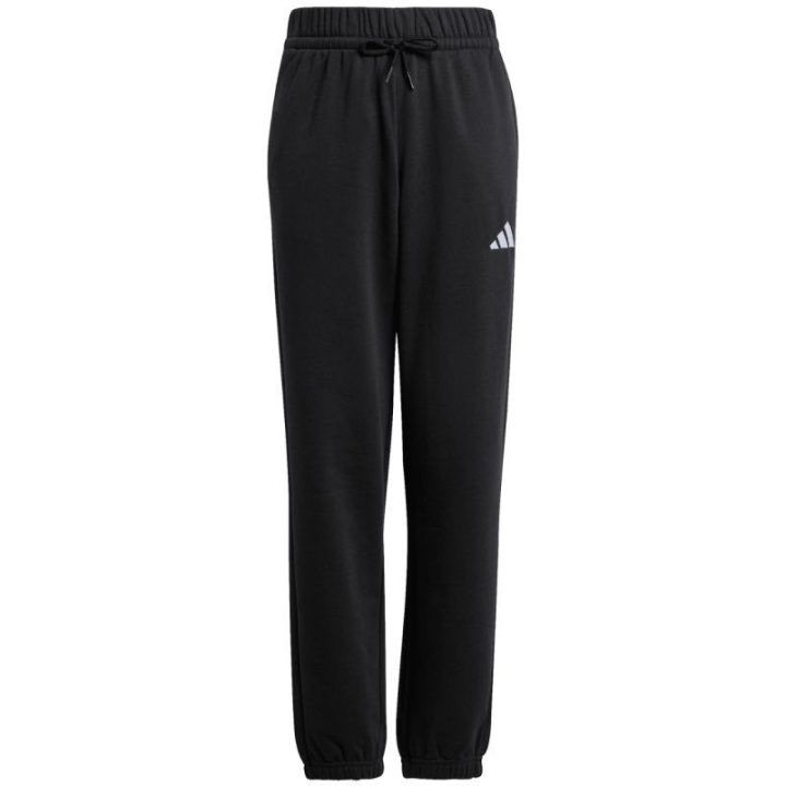 Vaikiškos kelnės su raišteliu adidas Essentials, juodos
