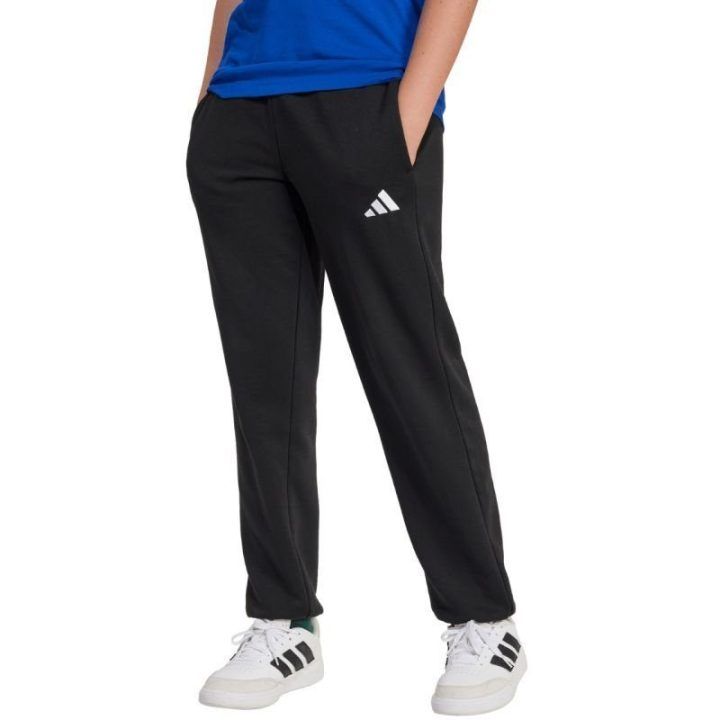 Vaikiškos kelnės su raišteliu adidas Essentials, juodos