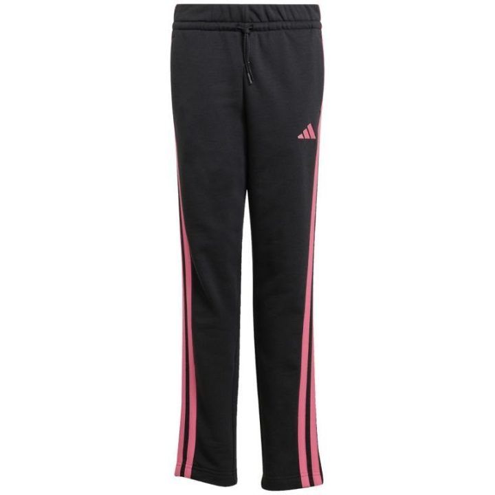 Vaikiškos kelnės su šoninėmis juostomis adidas Essentials, juodos