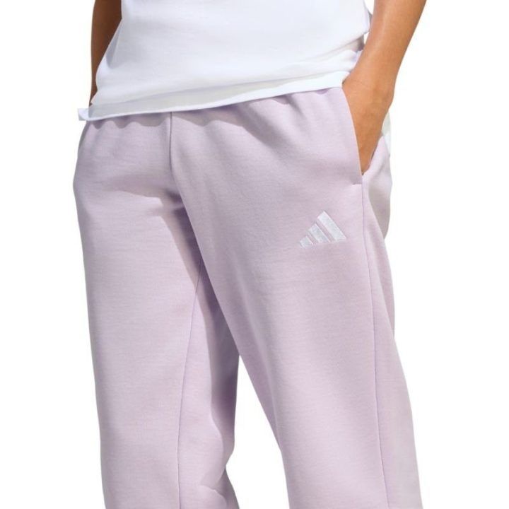 Vaikiškos medvilninės kelnės adidas Essentials, violetinės