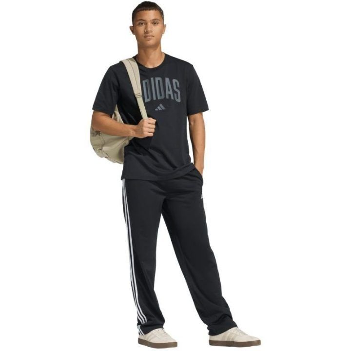Vyriški medvilniniai marškinėliai adidas Collegiate Lineage, juodi