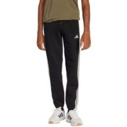 Vaikiškos medvilninės kelnės adidas Essentials, juodos