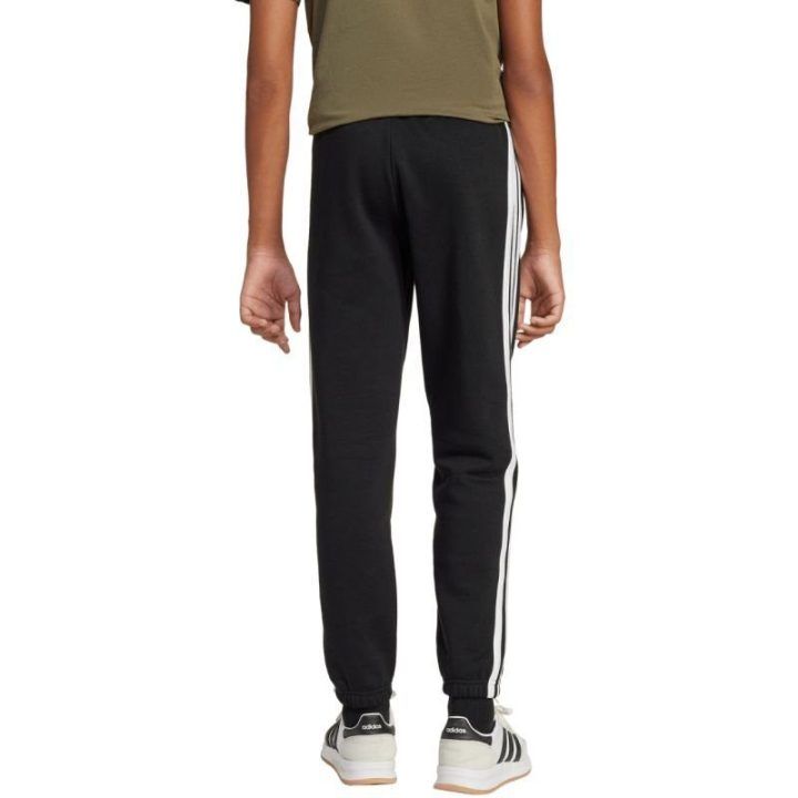 Vaikiškos medvilninės kelnės adidas Essentials, juodos