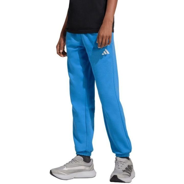 Vaikiškos medvilninės kelnės adidas Essentials, mėlynos