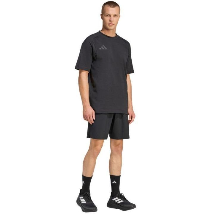 Vyriški medvilniniai marškinėliai adidas Tiro 26 Travel Tee, juodi