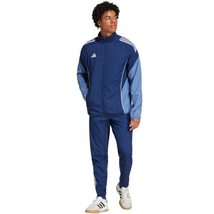 Vyriškas džemperis adidas Tiro 25 Competition Presentation, tamsiai mėlynas